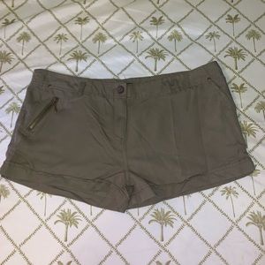 George olive green shorts